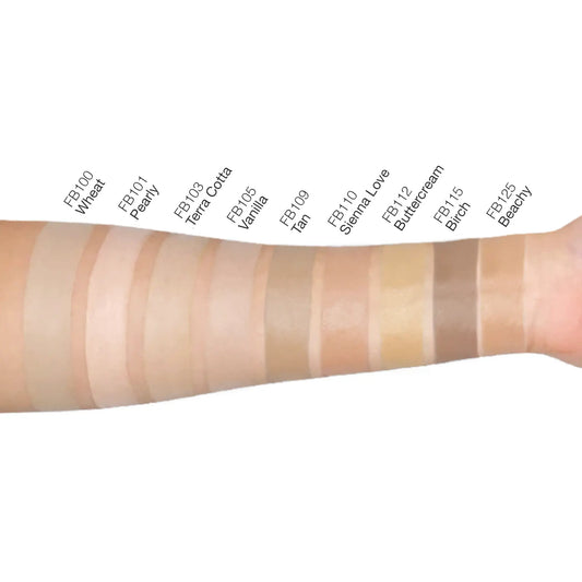 VOUGEA Luxe Perfecting Face Primer in sleek rose gold tube on soft silver background