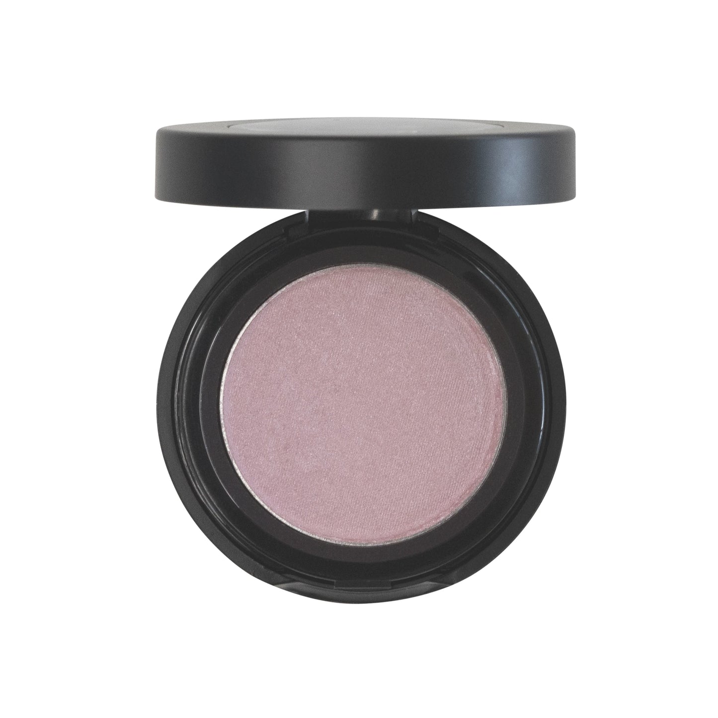 VOUGEA Luxe Single Pan Eyeshadow in sleek rose gold compact displayed with shimmer and matte finishes