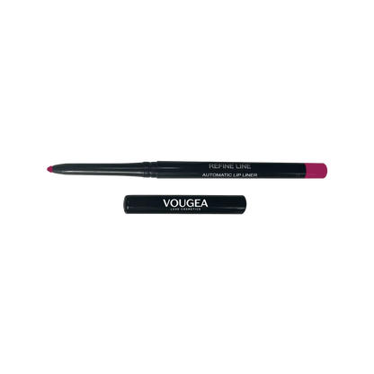 VOUGEA Luxe Automatic Lip Liner in Power Trip – bold fuchsia vegan lip liner"