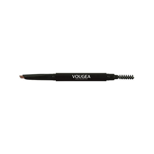 Auto Eyebrow Pencil with angled tip and spooly brush for natural brows