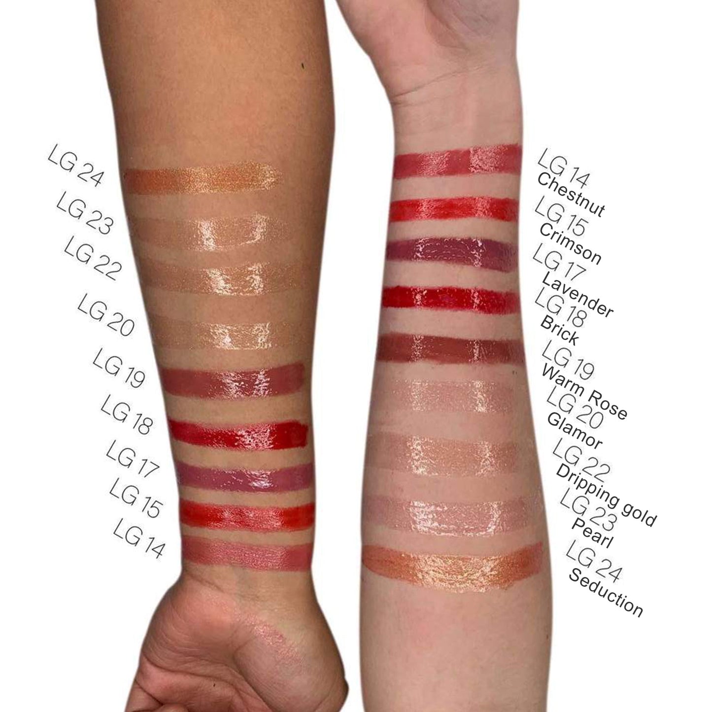 VOUGEA Luxe Vegan Liquid Lip Gloss – fuller lips with radiant shine
