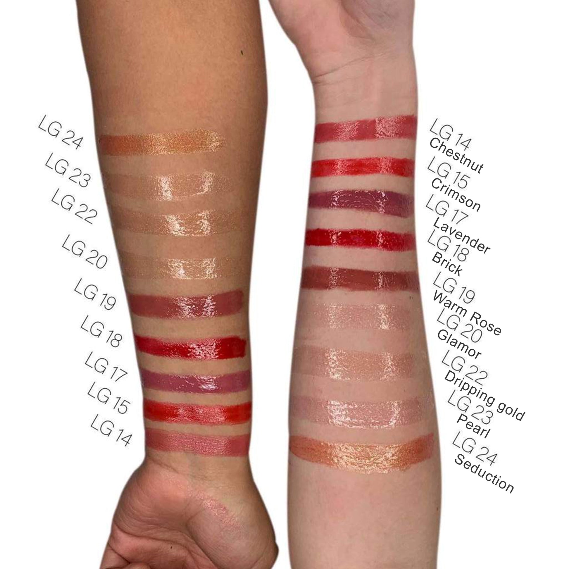 VOUGEA Luxe Vegan Liquid Lip Gloss – fuller lips with radiant shine