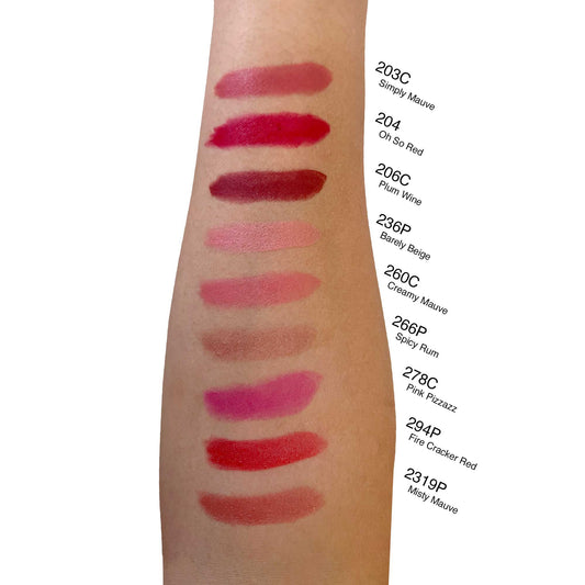 “VOUGEA Luxe Barely Beige Lipstick – vegan, cruelty-free creamy nude lipstick with hydrating finish”